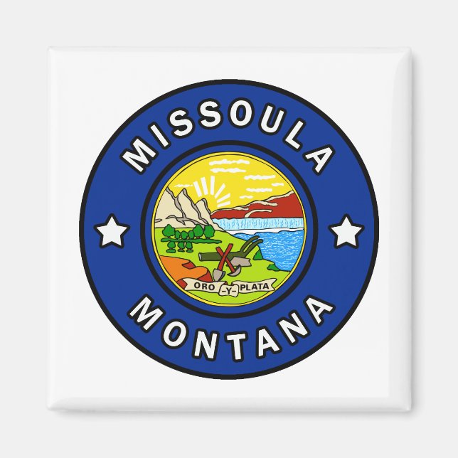 Missoula Montana Magnet (Front)