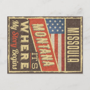 Missoula Montana Postcard