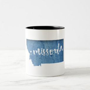 Missoula, Montana Two-Tone Coffee Mug