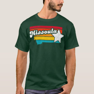 Missoula Montana Vintage Distressed Souvenir 2 T-Shirt