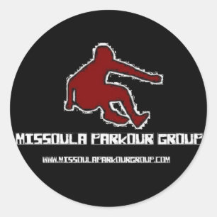 Missoula Parkour Group Logo Classic Round Sticker
