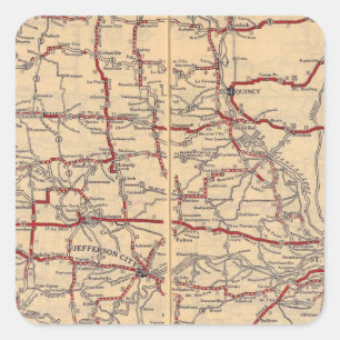 Missouri 11 square sticker