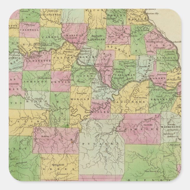 Missouri 12 square sticker (Front)