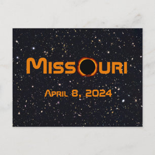 Missouri 2024 Total Solar Eclipse Postcard