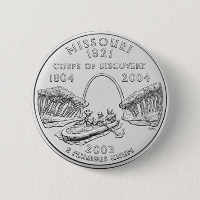 Missouri 6 Cm Round Badge (Front)