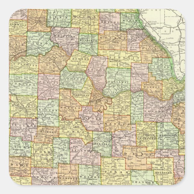 Missouri 6 square sticker (Front)