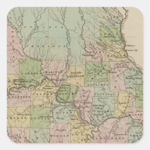 Missouri 6 square sticker