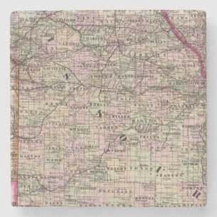 Missouri 7 stone coaster