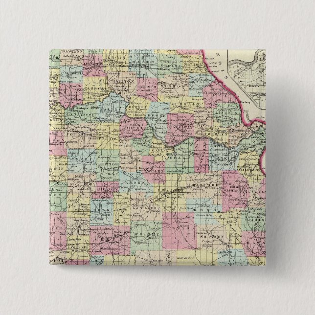 Missouri 8 15 cm square badge (Front)