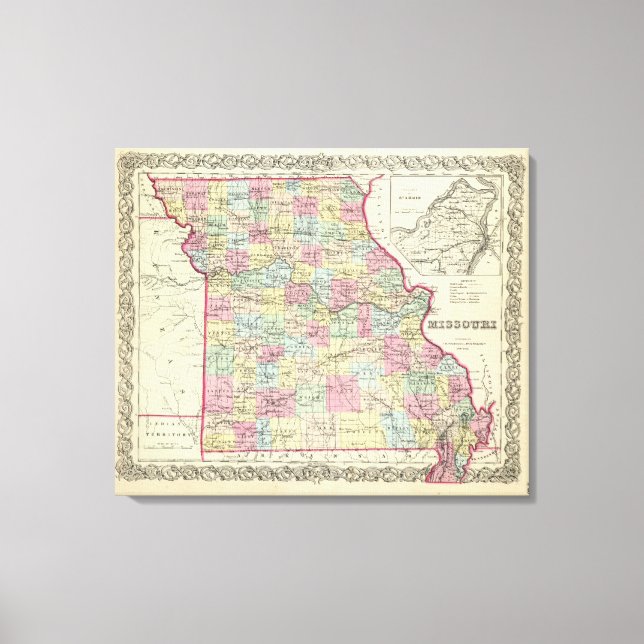 Missouri 8 canvas print (Front)