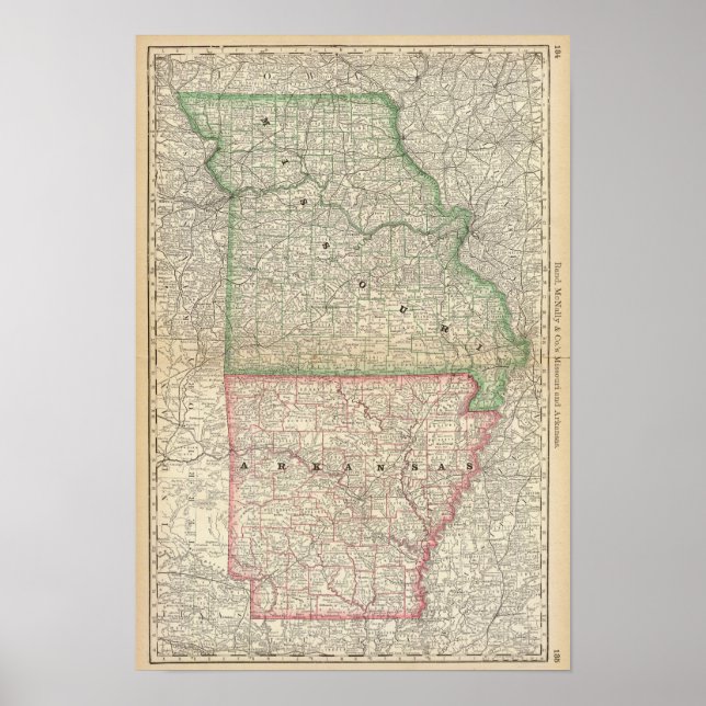 Missouri and Arkansas Poster (Front)