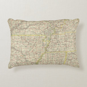 Missouri, Arkansas, Kentucky, Tennessee Decorative Cushion