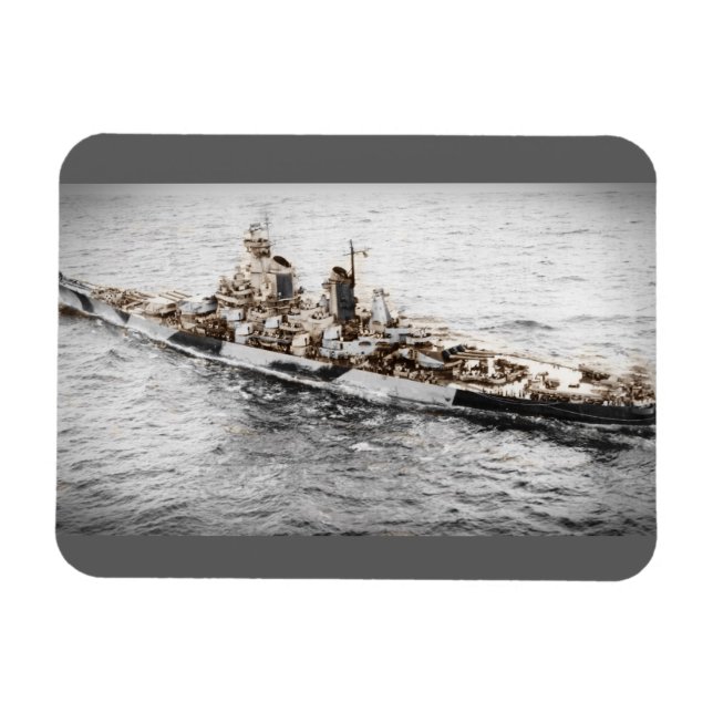 Missouri at Sea Magnet (Horizontal)