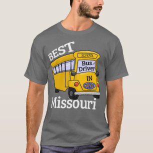 Missouri Best School Bus Driver T-Shirt