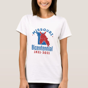 Missouri Bicentennial 200th Anniversary 2021 Mule T-Shirt