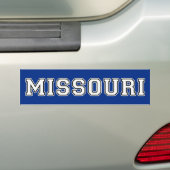 Missouri Bumper Sticker (On Car)