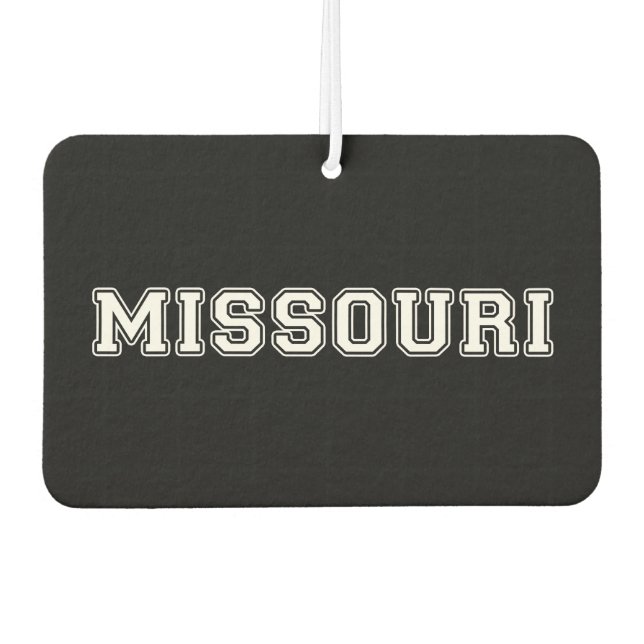 Missouri Car Air Freshener (Front)