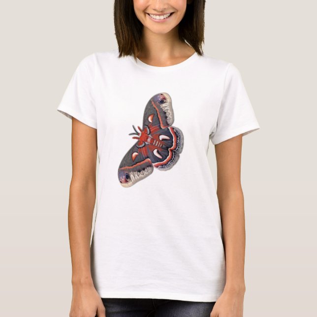 Missouri Cecropia Moth Ravens Variant T-Shirt (Front)
