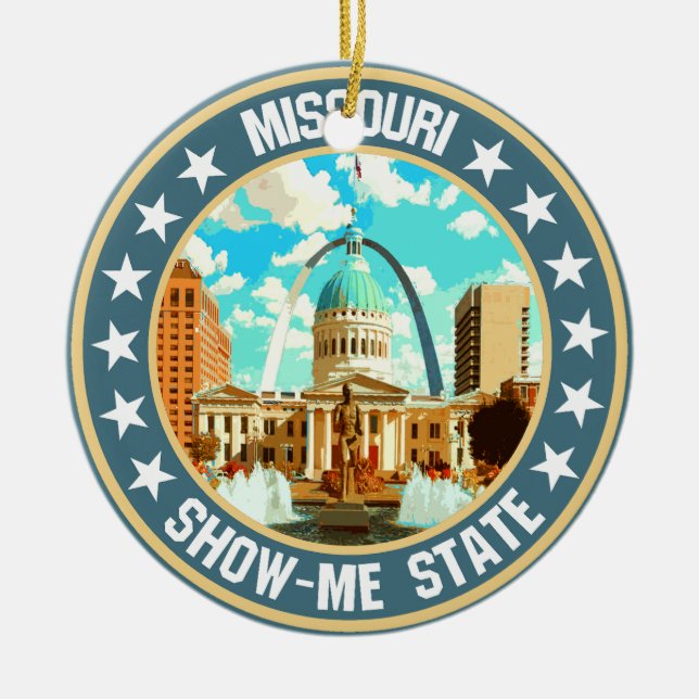 Missouri                                           ceramic tree decoration (Front)
