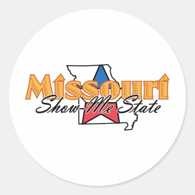 Missouri Classic Round Sticker (Front)