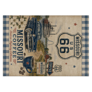 Missouri Coffee Prep Mother Road Style Cutting Board