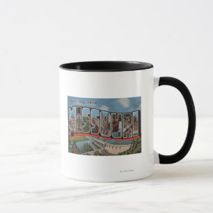 Missouri (Dam View) - Large Letter Scenes Mug