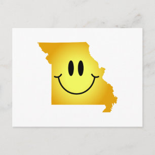 Missouri Face Postcard