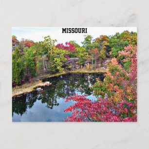 Missouri Fall Photograph Postcard
