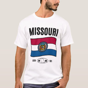 Missouri flag USA T-Shirt