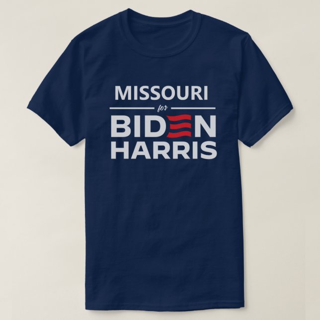 Missouri for Biden Harris T-Shirt (Design Front)