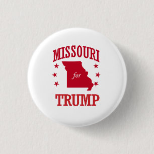 MISSOURI FOR DONALD TRUMP 3 CM ROUND BADGE