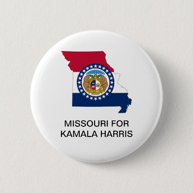 MISSOURI for Kamala Harris 2024 Button (Front)