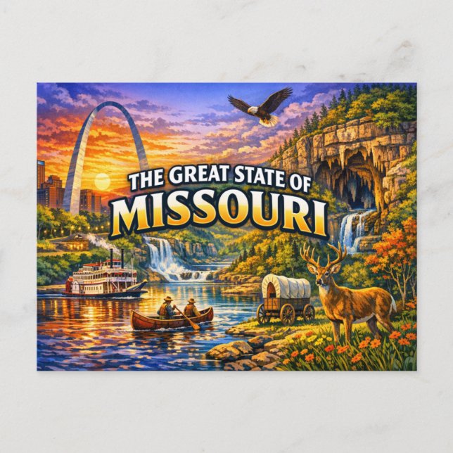 Missouri Greetings Postcard  (Front)