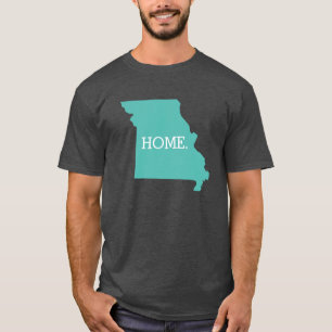 Missouri Home State Aqua T-Shirt