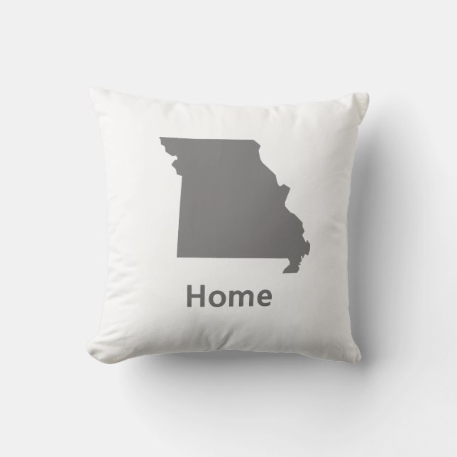 Missouri Home Throw Pillow (Front)