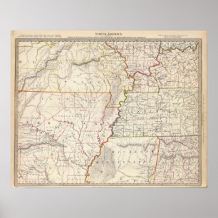 Missouri, Ill, Ky, Tenn, Ala, Miss, Ark Poster