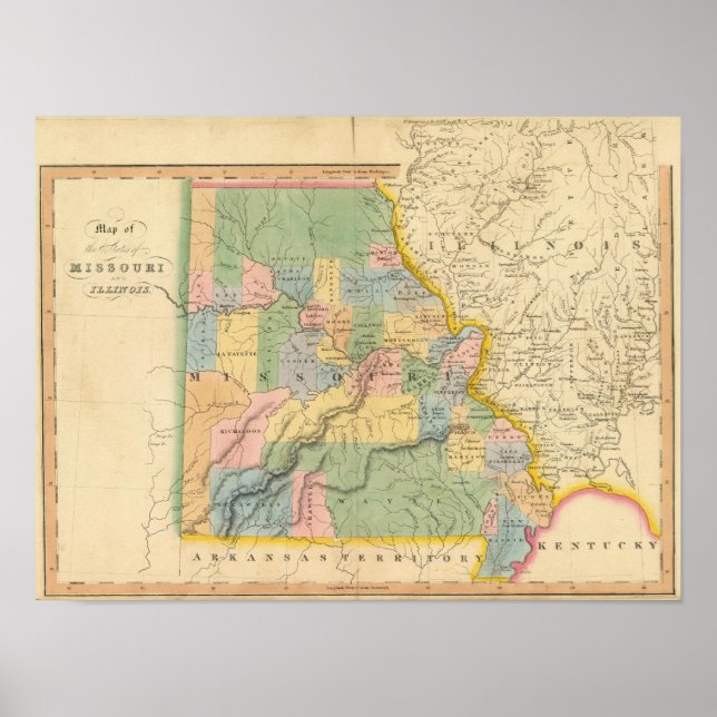 Missouri, Illinois Poster (Front)