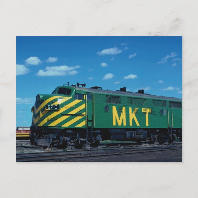 Missouri-Kansas-Texas Railroad EMD F-3a No. 67C, P Postcard (Front)