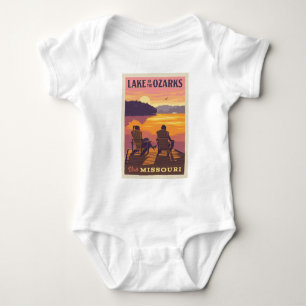 Missouri Lake of the Ozarks Baby Bodysuit
