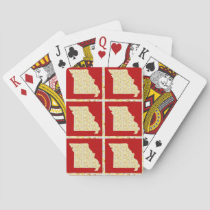 MISSOURI MAP PLAYING CARDS