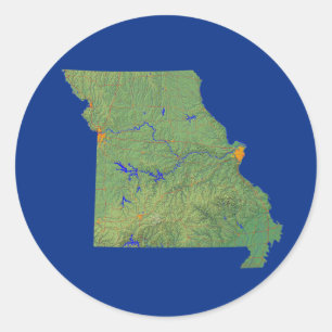 Missouri Map Sticker