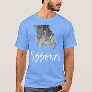 Missouri MO Map Grunge Vintage Graphic Home State T-Shirt
