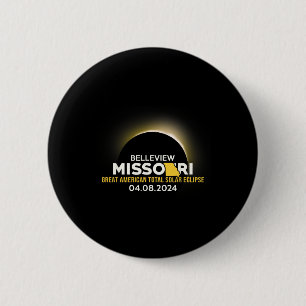 Missouri Mo Total Solar Eclipse 2024 6 Cm Round Badge