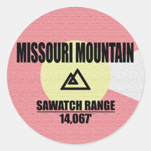 Missouri Mountain Classic Round Sticker