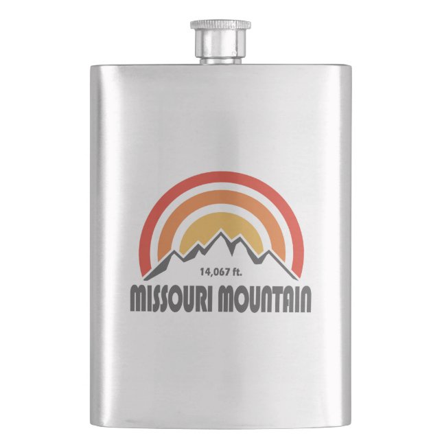 Missouri Mountain Hip Flask (Front)