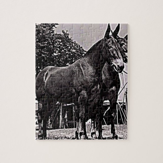 Missouri Mule Jigsaw Puzzle (Vertical)