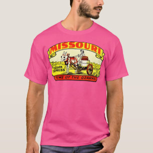 Missouri Ozarks Vintage Travel Decal T-Shirt