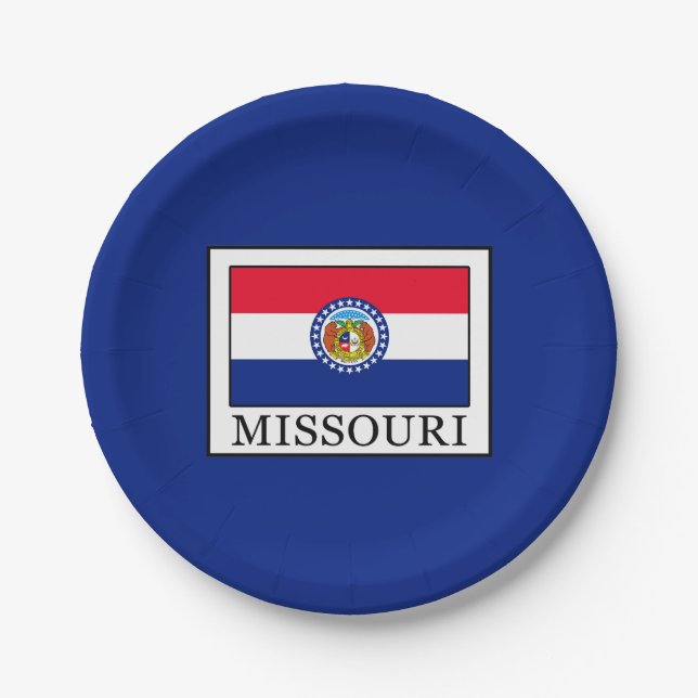 Missouri Paper Plate (Front)