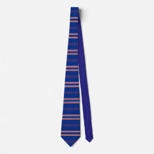 Missouri Patterned Striped Tie
