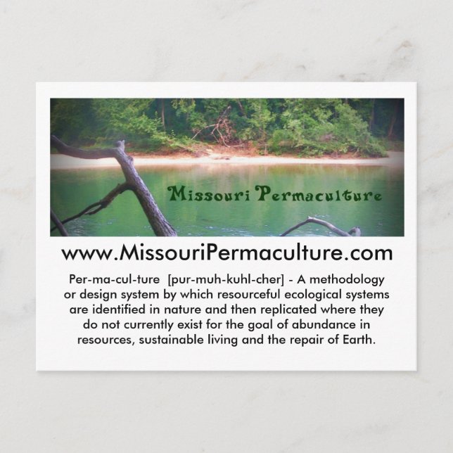Missouri Permaculture Postcard (Front)